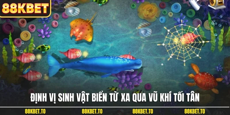 Định vị sinh vật biển từ xa qua vũ khí tối tân