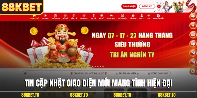Tin cập nhật giao diện mới mang tính hiện đại
